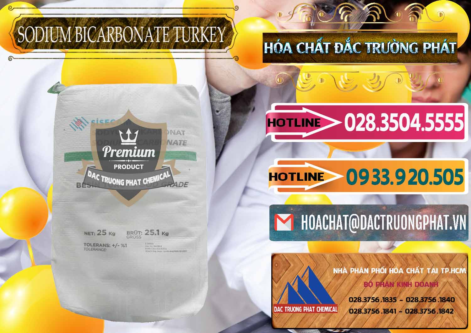 Nơi chuyên kinh doanh _ bán Sodium Bicarbonate – Bicar NaHCO3 Food Grade Thổ Nhĩ Kỳ Turkey - 0219 - Đơn vị chuyên bán & phân phối hóa chất tại TP.HCM - dactruongphat.vn