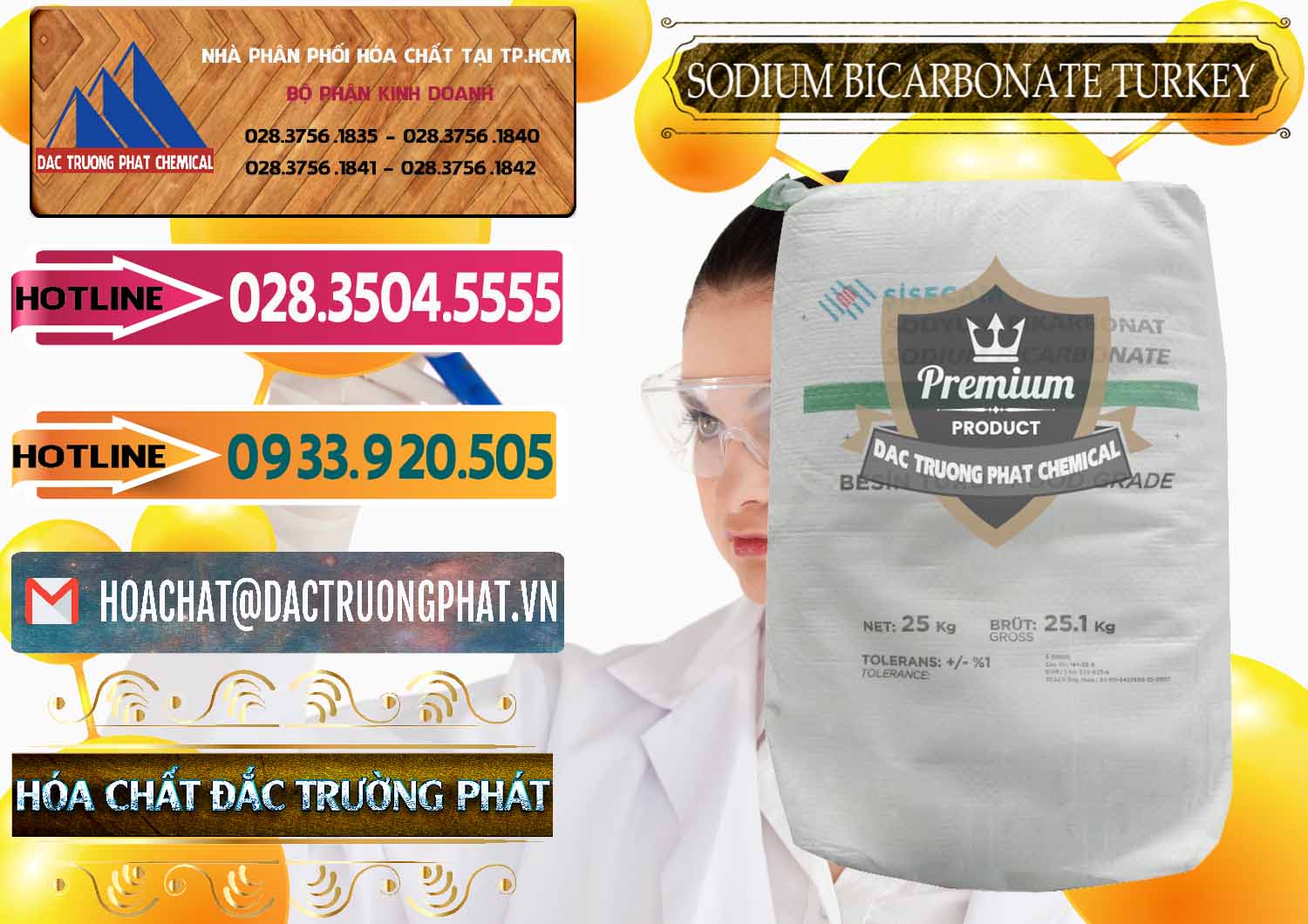 Cty chuyên nhập khẩu _ bán Sodium Bicarbonate – Bicar NaHCO3 Food Grade Thổ Nhĩ Kỳ Turkey - 0219 - Cty cung cấp & nhập khẩu hóa chất tại TP.HCM - dactruongphat.vn