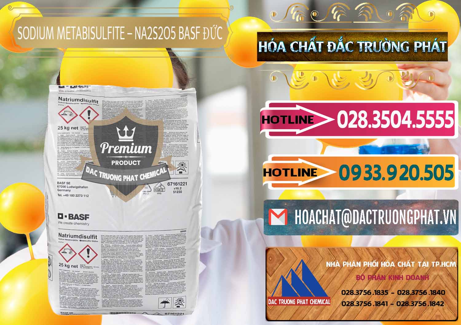 Nơi chuyên phân phối & bán Sodium Metabisulfite - NA2S2O5 Food Grade BASF Đức Germany - 0143 - Công ty chuyên cung ứng _ phân phối hóa chất tại TP.HCM - dactruongphat.vn
