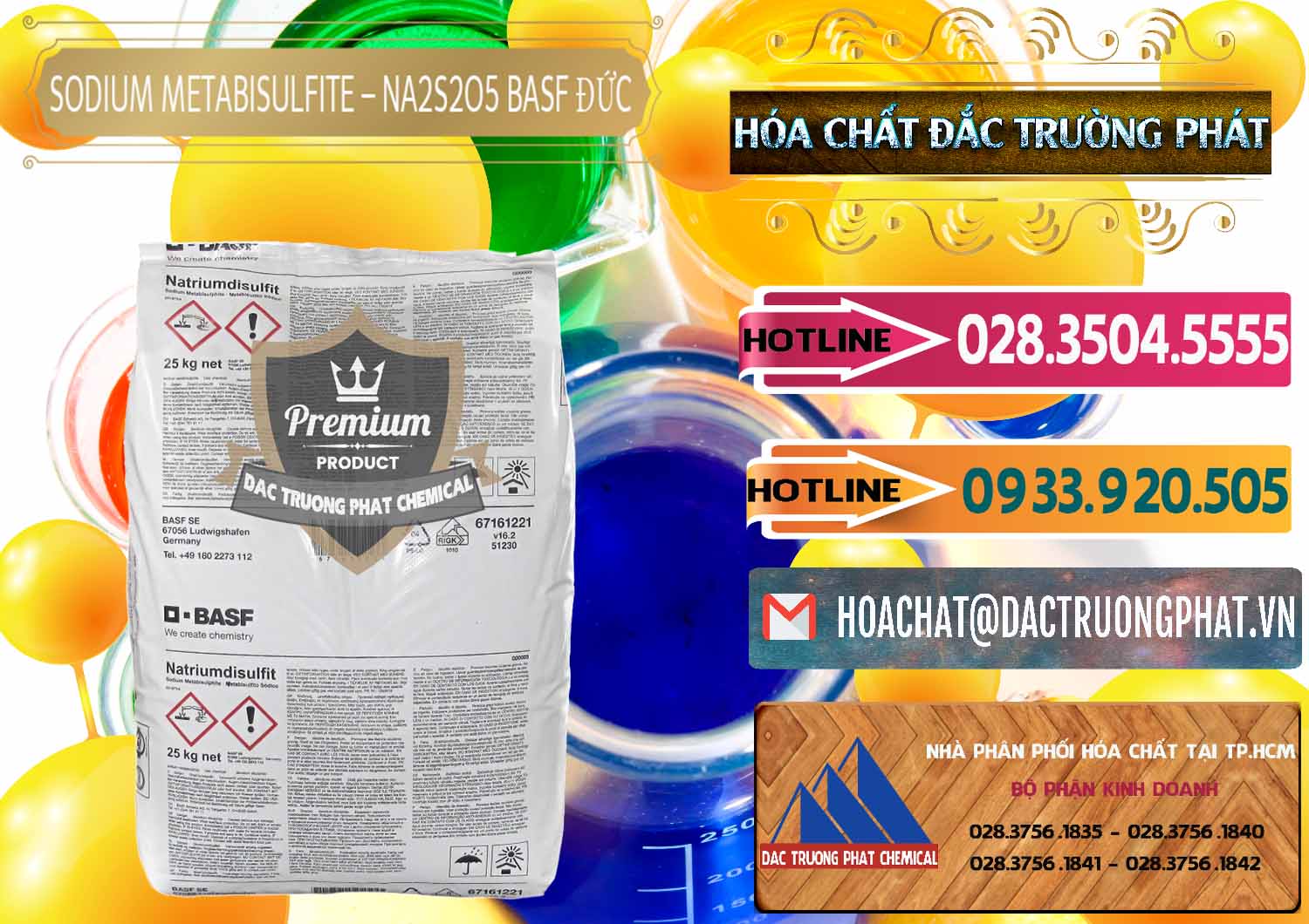 Cty chuyên nhập khẩu & bán Sodium Metabisulfite - NA2S2O5 Food Grade BASF Đức Germany - 0143 - Nhà cung cấp - nhập khẩu hóa chất tại TP.HCM - dactruongphat.vn