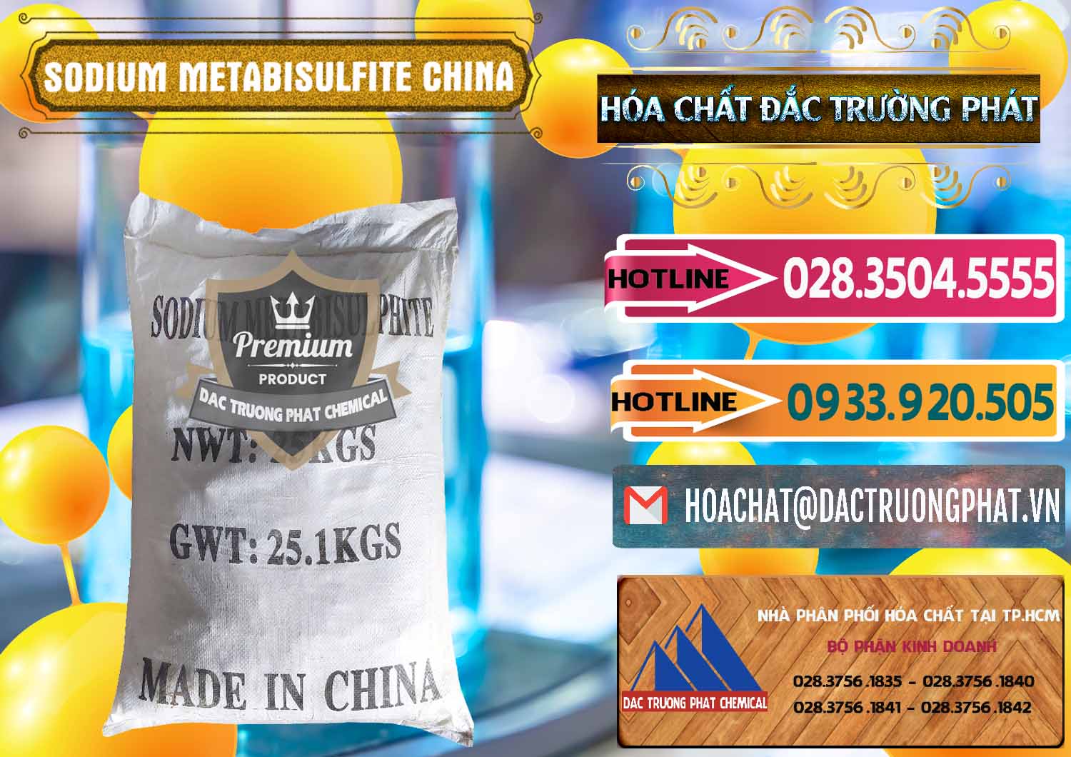 Công ty bán - phân phối Sodium Metabisulfite - NA2S2O5 Trung Quốc China - 0484 - Cty phân phối _ cung cấp hóa chất tại TP.HCM - dactruongphat.vn