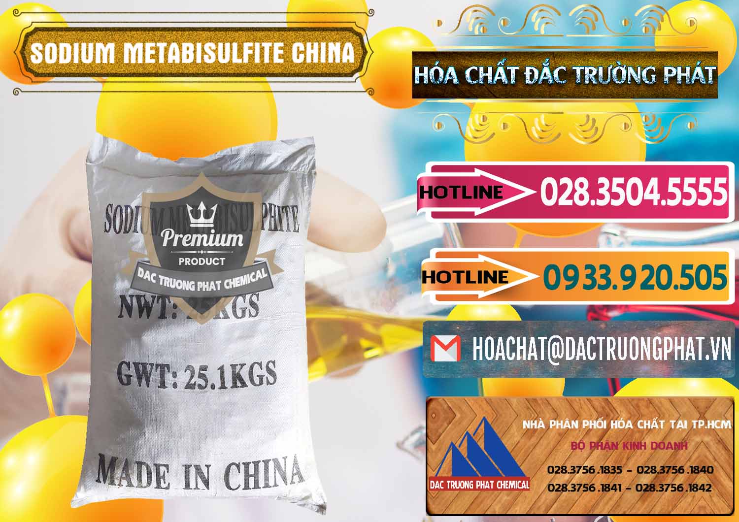 Công ty bán _ cung cấp Sodium Metabisulfite - NA2S2O5 Trung Quốc China - 0484 - Công ty chuyên cung cấp _ bán hóa chất tại TP.HCM - dactruongphat.vn