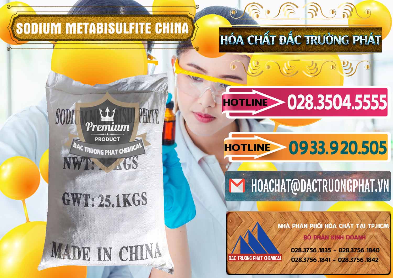 Đơn vị bán _ phân phối Sodium Metabisulfite - NA2S2O5 Trung Quốc China - 0484 - Công ty nhập khẩu và cung cấp hóa chất tại TP.HCM - dactruongphat.vn