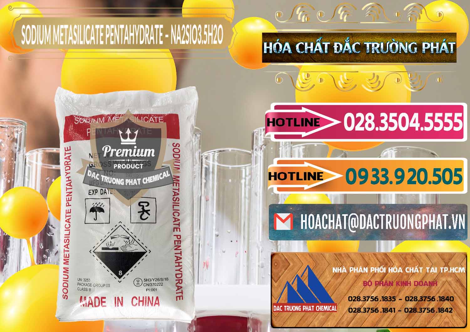 Công ty bán ( cung ứng ) Sodium Metasilicate Pentahydrate – Silicate Bột Trung Quốc China - 0147 - Công ty chuyên phân phối và nhập khẩu hóa chất tại TP.HCM - dactruongphat.vn