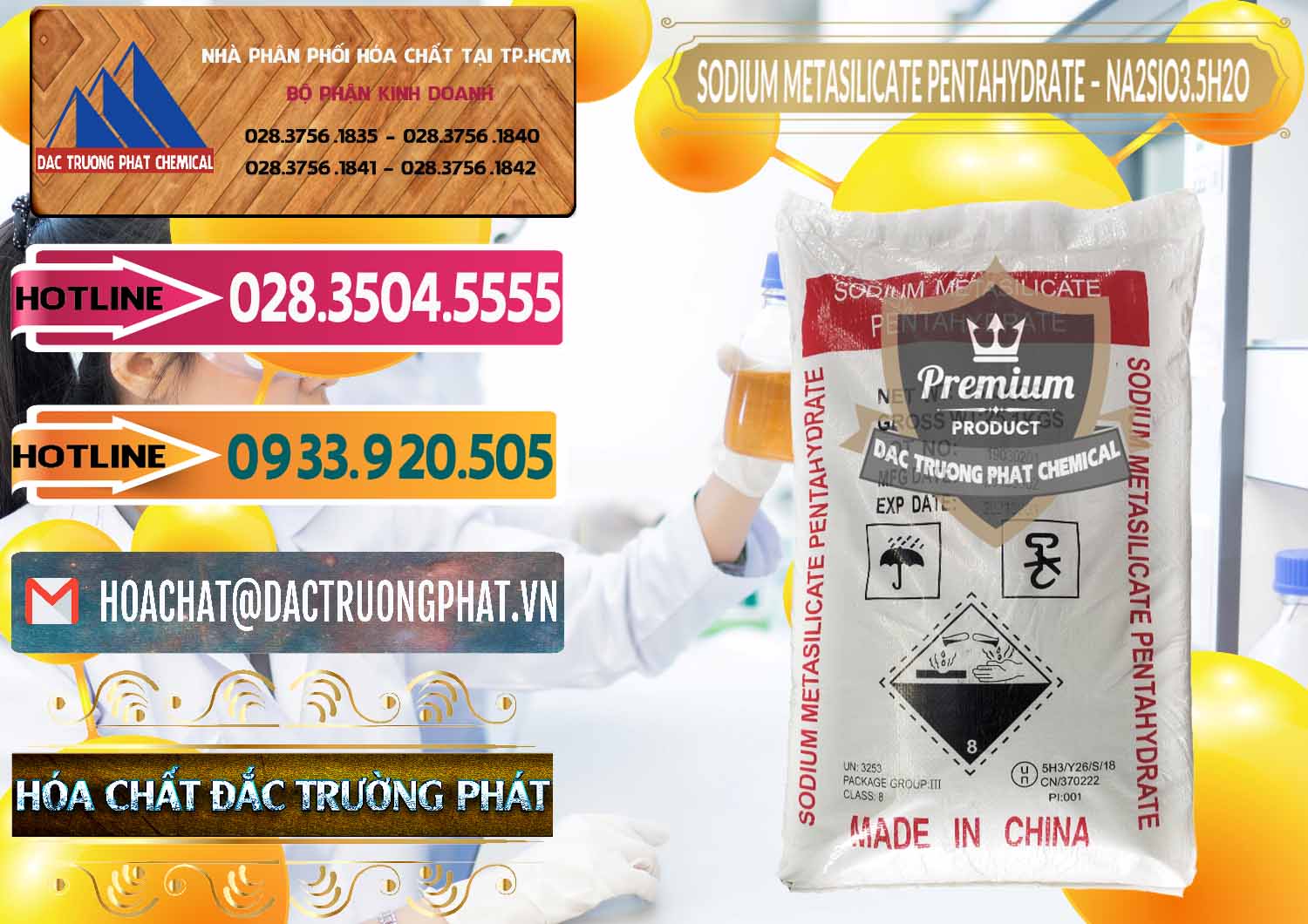 Công ty chuyên phân phối & bán Sodium Metasilicate Pentahydrate – Silicate Bột Trung Quốc China - 0147 - Cty chuyên cung cấp & bán hóa chất tại TP.HCM - dactruongphat.vn