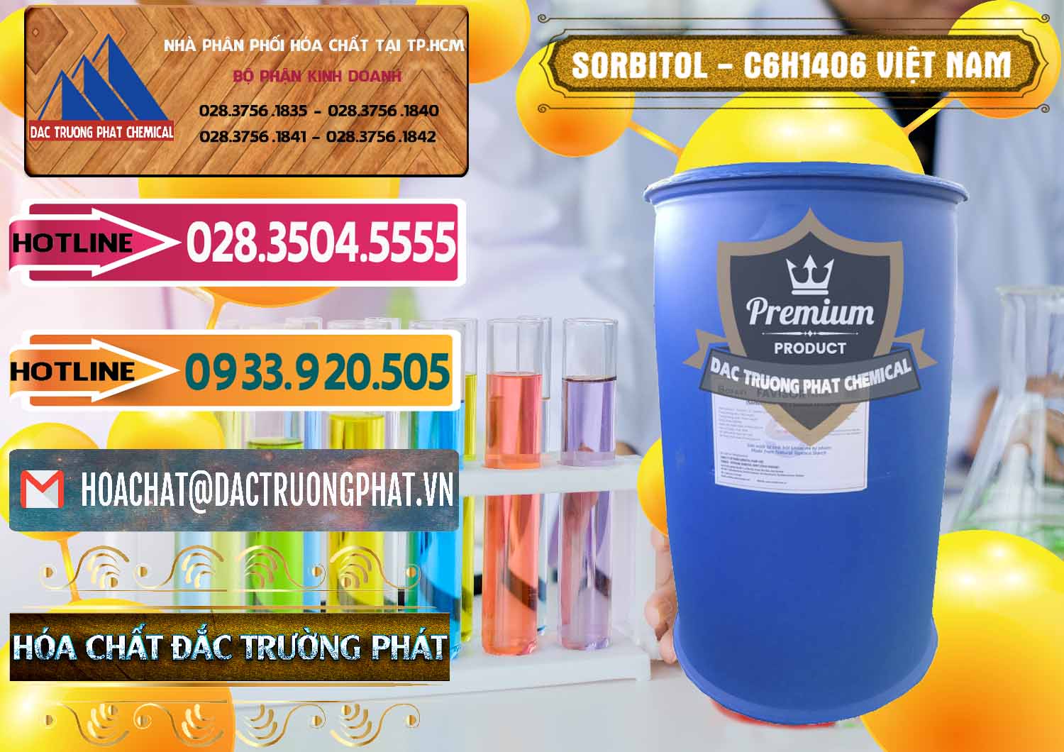 Nhà phân phối và kinh doanh Sorbitol - C6H14O6 Lỏng 70% Food Grade Việt Nam - 0438 - Nơi chuyên cung ứng và bán hóa chất tại TP.HCM - dactruongphat.vn
