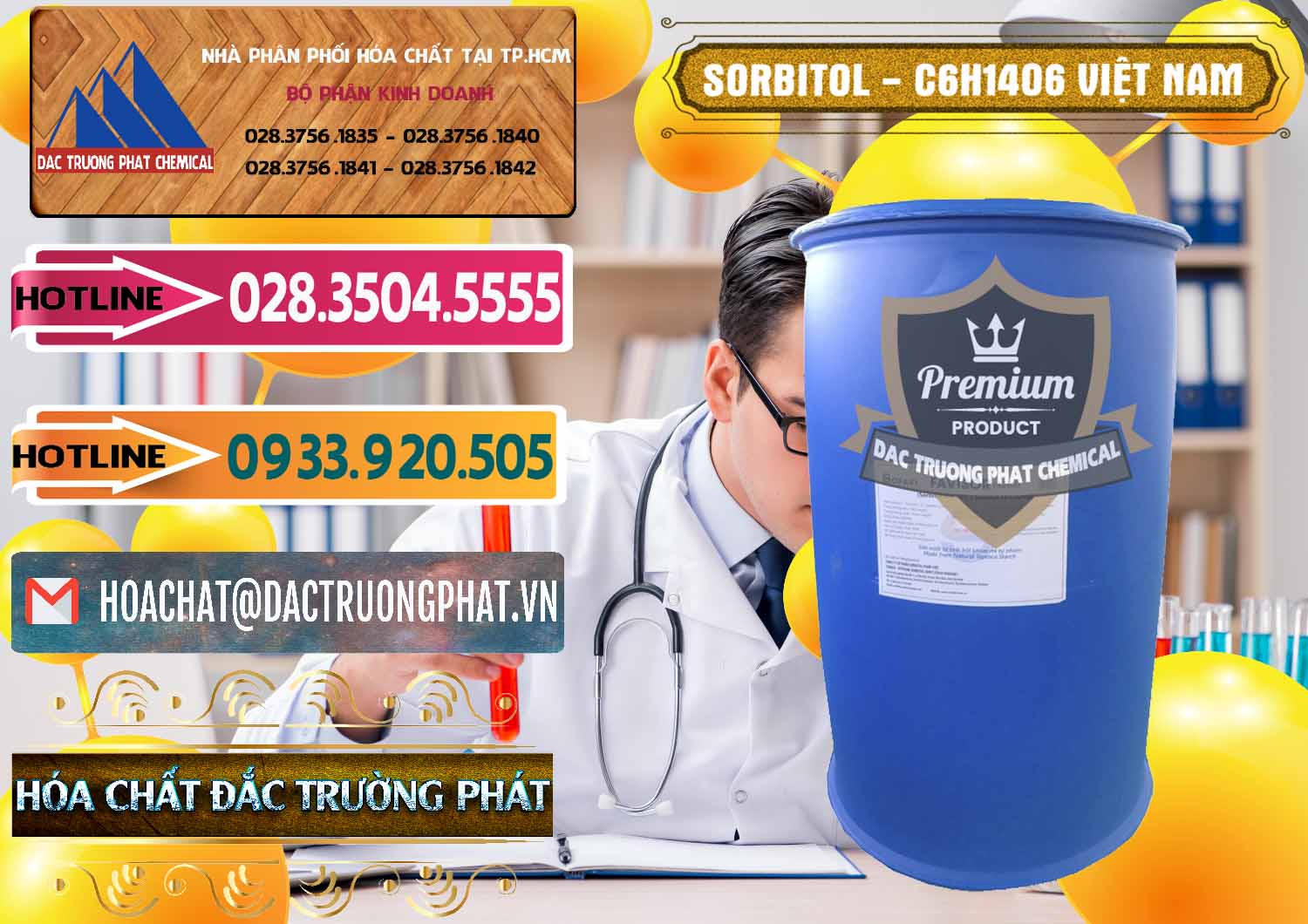 Chuyên cung cấp và bán Sorbitol - C6H14O6 Lỏng 70% Food Grade Việt Nam - 0438 - Công ty bán & cung ứng hóa chất tại TP.HCM - dactruongphat.vn