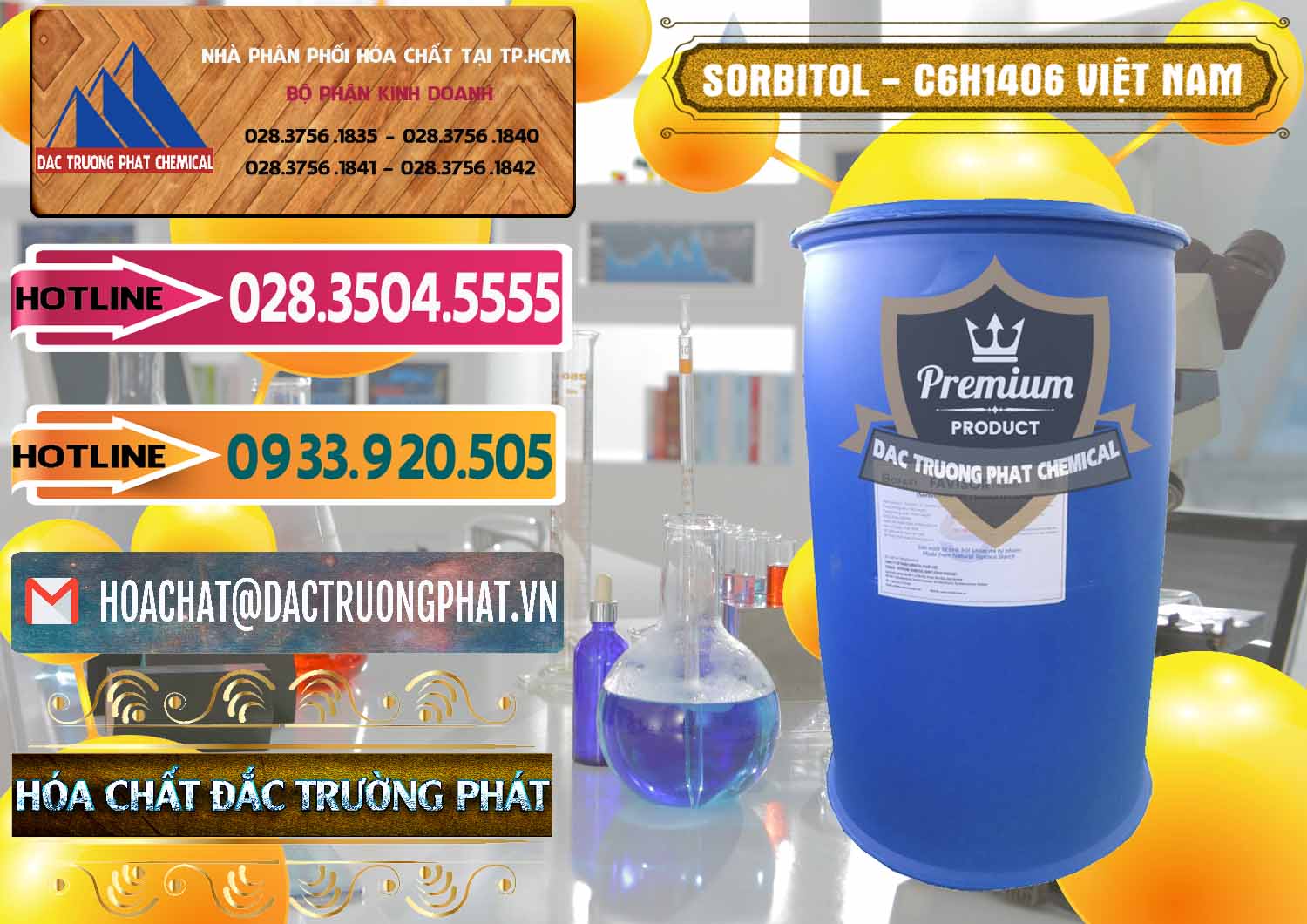 Chuyên bán & cung ứng Sorbitol - C6H14O6 Lỏng 70% Food Grade Việt Nam - 0438 - Công ty cung cấp ( kinh doanh ) hóa chất tại TP.HCM - dactruongphat.vn