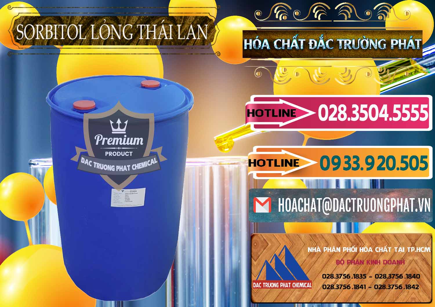 Cty chuyên bán & cung cấp Sorbitol - C6H14O6 Lỏng 70% Food Grade Thái Lan Thailand - 0341 - Cty phân phối và cung cấp hóa chất tại TP.HCM - dactruongphat.vn