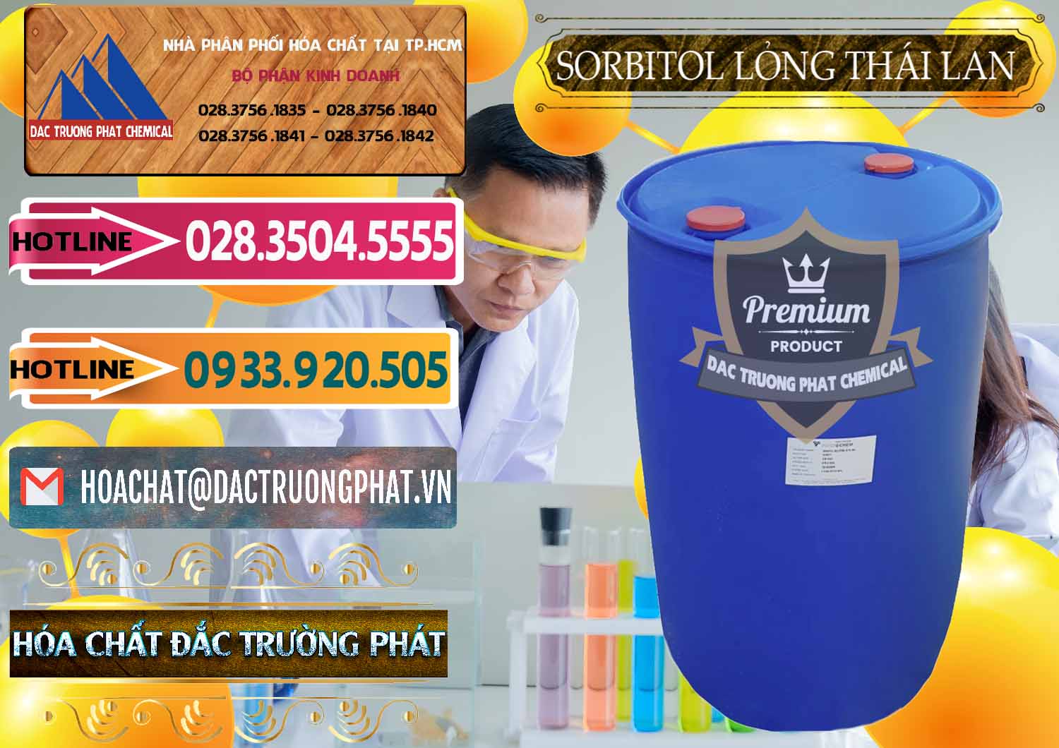 Cung ứng & bán Sorbitol - C6H14O6 Lỏng 70% Food Grade Thái Lan Thailand - 0341 - Đơn vị bán ( cung cấp ) hóa chất tại TP.HCM - dactruongphat.vn