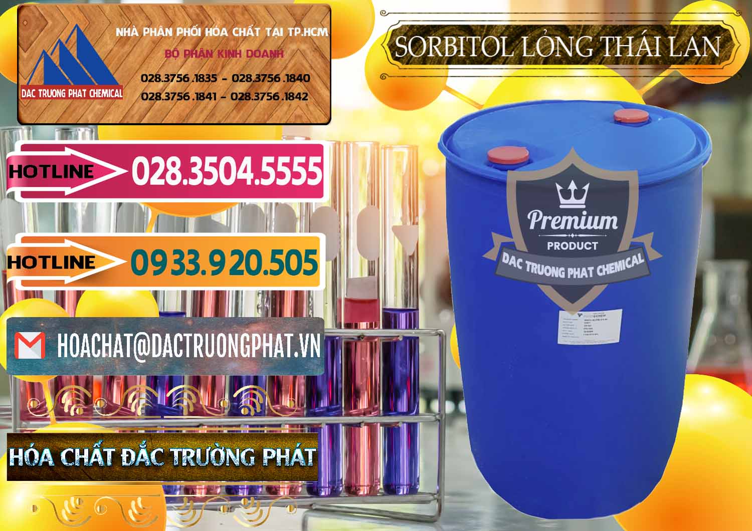 Nơi bán _ cung ứng Sorbitol - C6H14O6 Lỏng 70% Food Grade Thái Lan Thailand - 0341 - Nơi nhập khẩu _ phân phối hóa chất tại TP.HCM - dactruongphat.vn