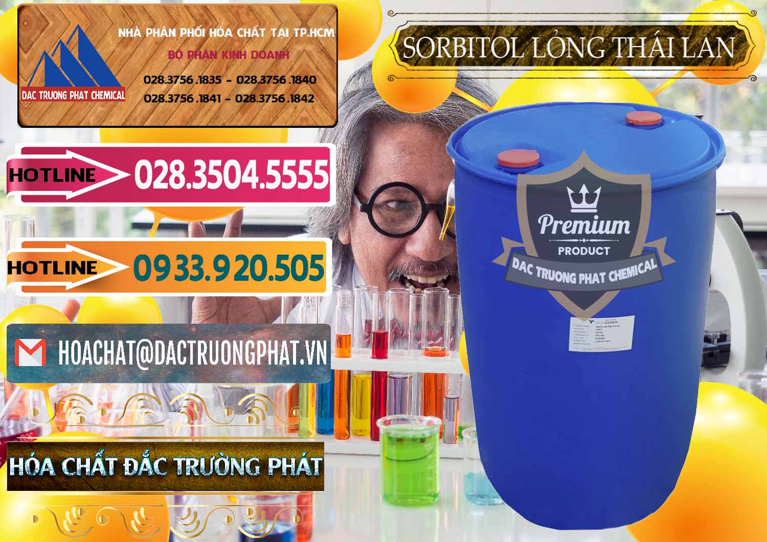 Bán & cung ứng Sorbitol - C6H14O6 Lỏng 70% Food Grade Thái Lan Thailand - 0341 - Chuyên nhập khẩu - phân phối hóa chất tại TP.HCM - dactruongphat.vn