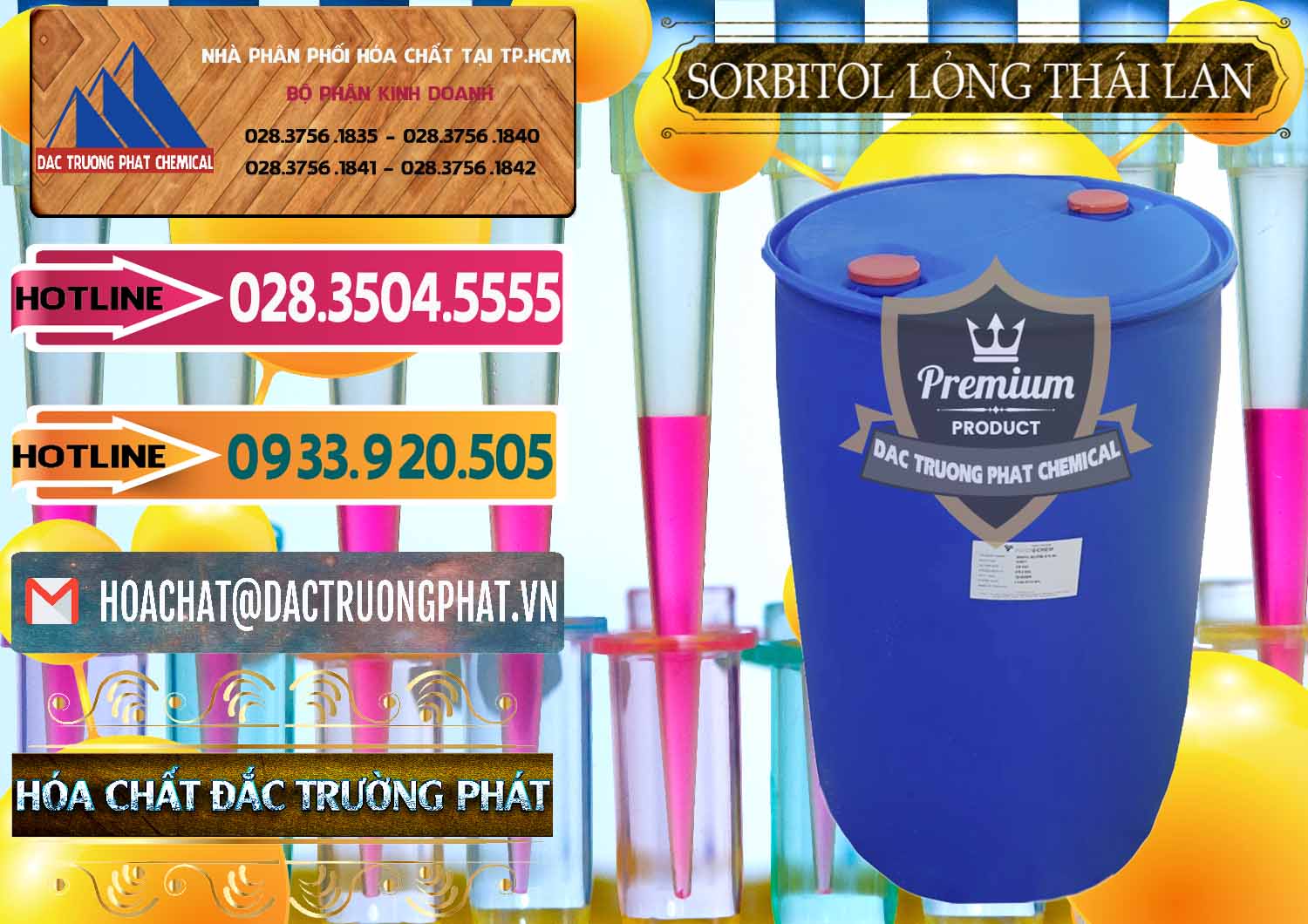 Nhập khẩu - bán Sorbitol - C6H14O6 Lỏng 70% Food Grade Thái Lan Thailand - 0341 - Nhà nhập khẩu ( cung cấp ) hóa chất tại TP.HCM - dactruongphat.vn