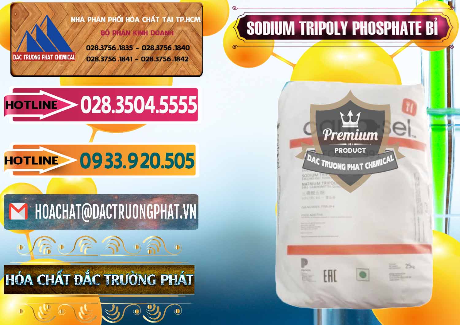 Đơn vị chuyên bán ( cung cấp ) Sodium Tripoly Phosphate - STPP Carfosel 991 Bỉ Belgium - 0429 - Đơn vị phân phối và cung cấp hóa chất tại TP.HCM - dactruongphat.vn