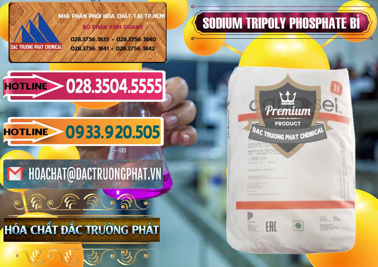 Cty nhập khẩu và bán Sodium Tripoly Phosphate - STPP Carfosel 991 Bỉ Belgium - 0429 - Nơi nhập khẩu & cung cấp hóa chất tại TP.HCM - dactruongphat.vn