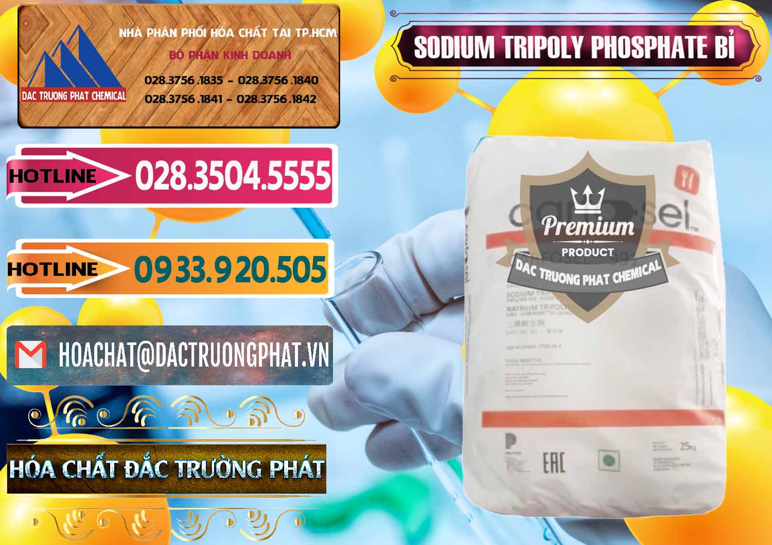 Đơn vị chuyên phân phối - bán Sodium Tripoly Phosphate - STPP Carfosel 991 Bỉ Belgium - 0429 - Công ty cung cấp và nhập khẩu hóa chất tại TP.HCM - dactruongphat.vn