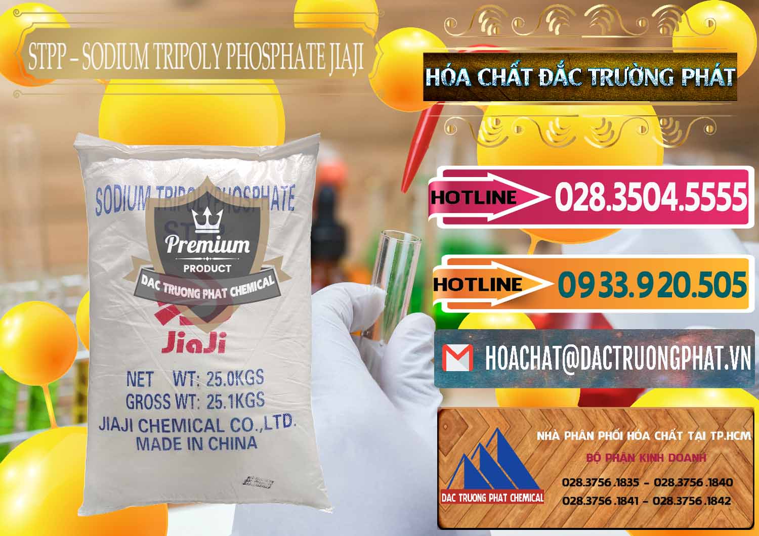 Nơi cung cấp ( bán ) Sodium Tripoly Phosphate - STPP Jiaji Trung Quốc China - 0154 - Nhà phân phối _ cung cấp hóa chất tại TP.HCM - dactruongphat.vn
