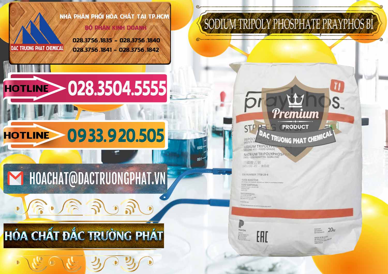 Cty chuyên phân phối và bán Sodium Tripoly Phosphate - STPP Prayphos Bỉ Belgium - 0444 - Đơn vị chuyên kinh doanh _ cung cấp hóa chất tại TP.HCM - dactruongphat.vn