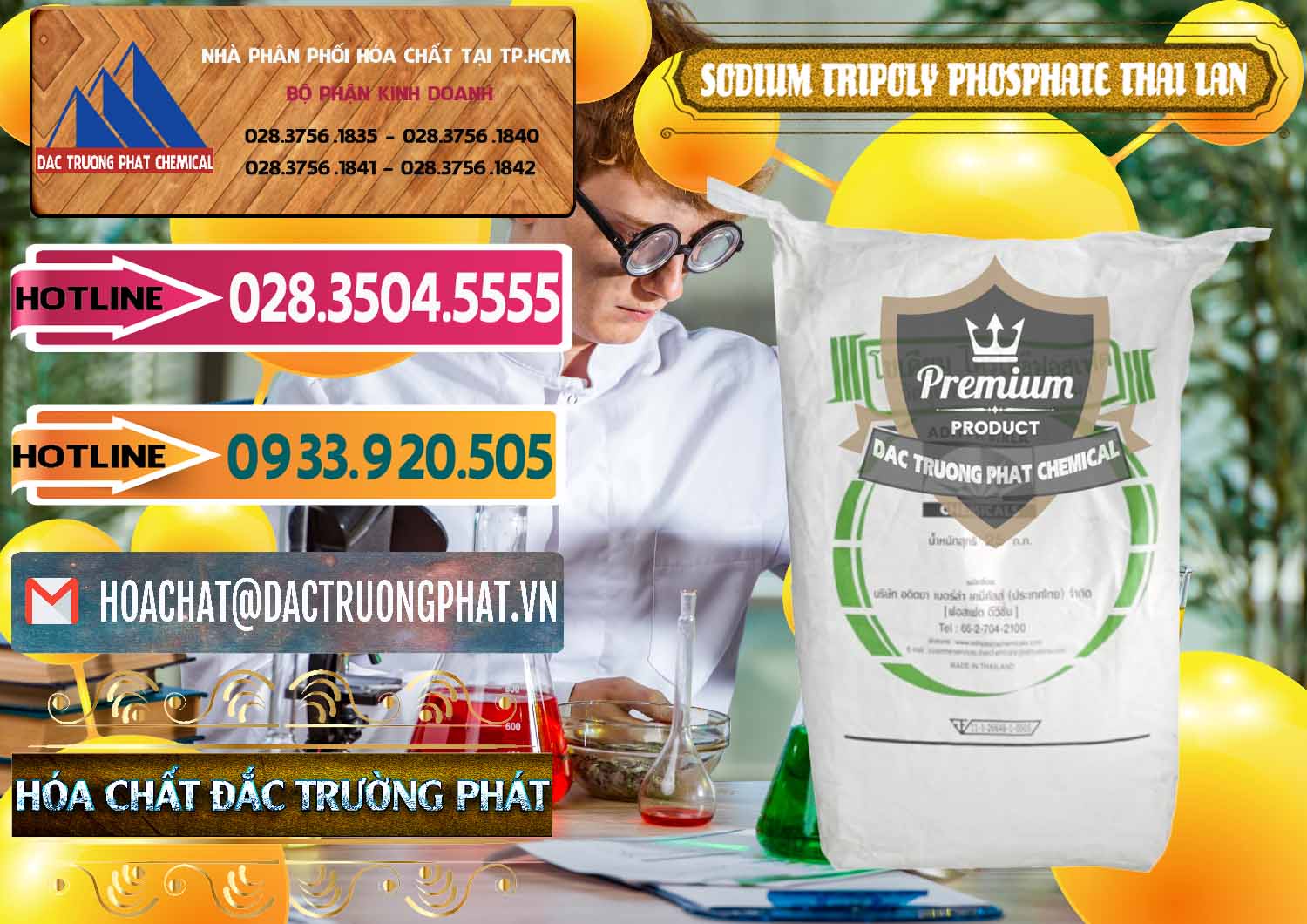 Phân phối và bán Sodium Tripoly Phosphate - STPP Aditya Birla Grasim Thái Lan Thailand - 0421 - Cty chuyên cung cấp _ nhập khẩu hóa chất tại TP.HCM - dactruongphat.vn