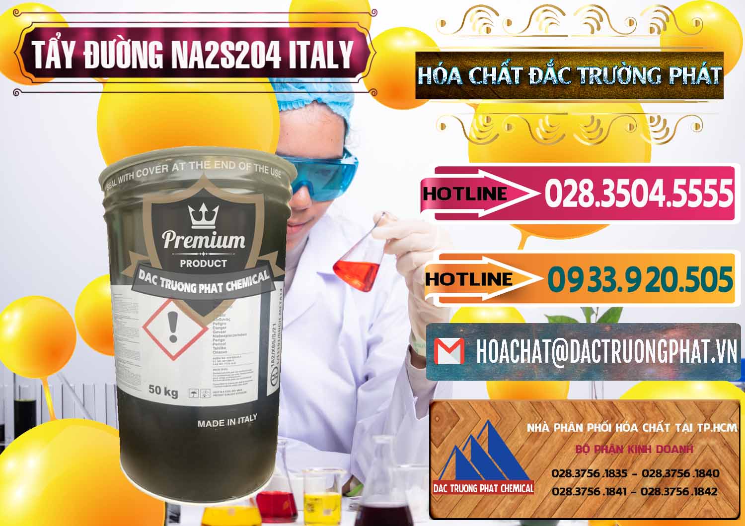 Công ty chuyên nhập khẩu & bán Tẩy Đường - NA2S2O4 Ý Italy - 0422 - Cty chuyên bán _ cung cấp hóa chất tại TP.HCM - dactruongphat.vn