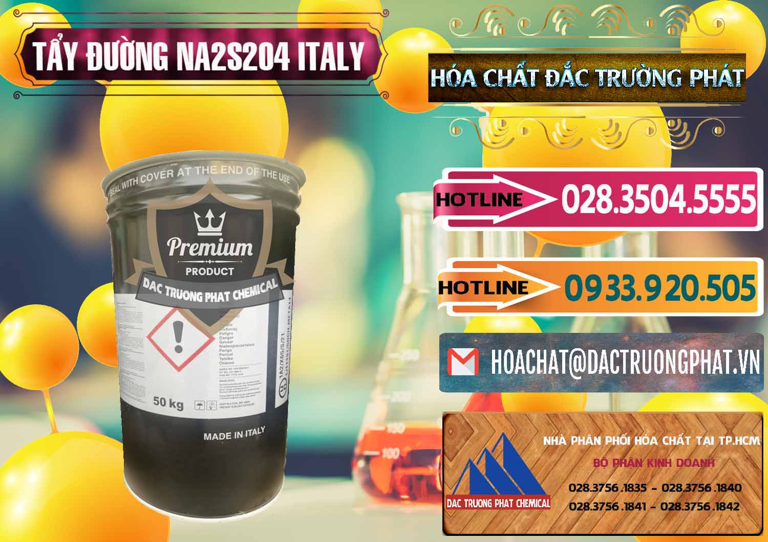 Đơn vị chuyên kinh doanh - bán Tẩy Đường - NA2S2O4 Ý Italy - 0422 - Nhà phân phối ( kinh doanh ) hóa chất tại TP.HCM - dactruongphat.vn
