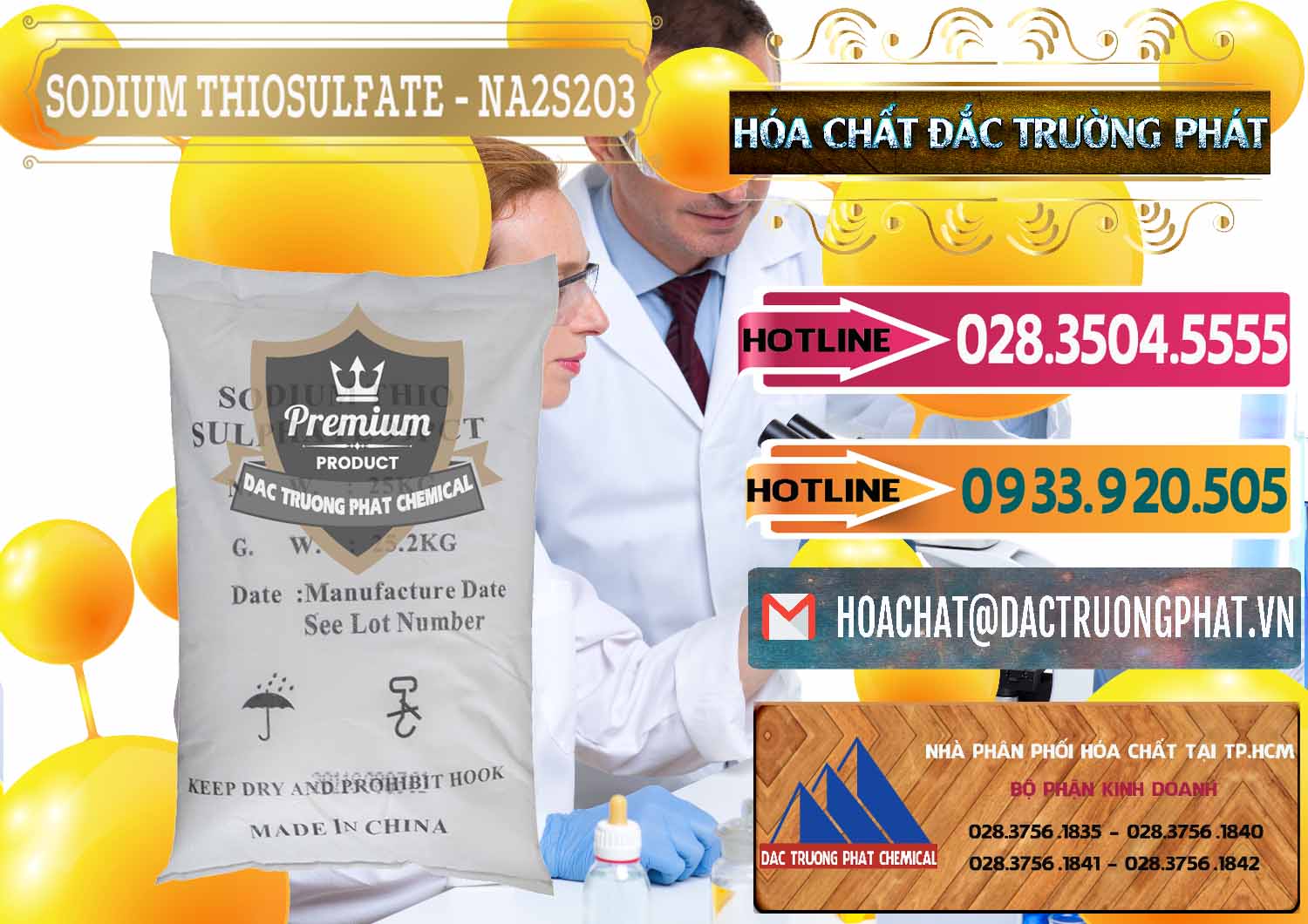 Cung cấp - bán Sodium Thiosulfate - NA2S2O3 Trung Quốc China - 0151 - Nơi cung cấp _ kinh doanh hóa chất tại TP.HCM - dactruongphat.vn