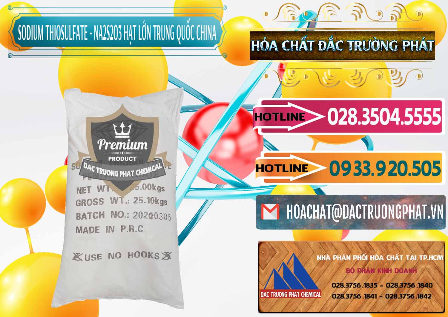 Nơi nhập khẩu & bán Sodium Thiosulfate - NA2S2O3 Hạt Lớn Trung Quốc China - 0203 - Kinh doanh _ phân phối hóa chất tại TP.HCM - dactruongphat.vn