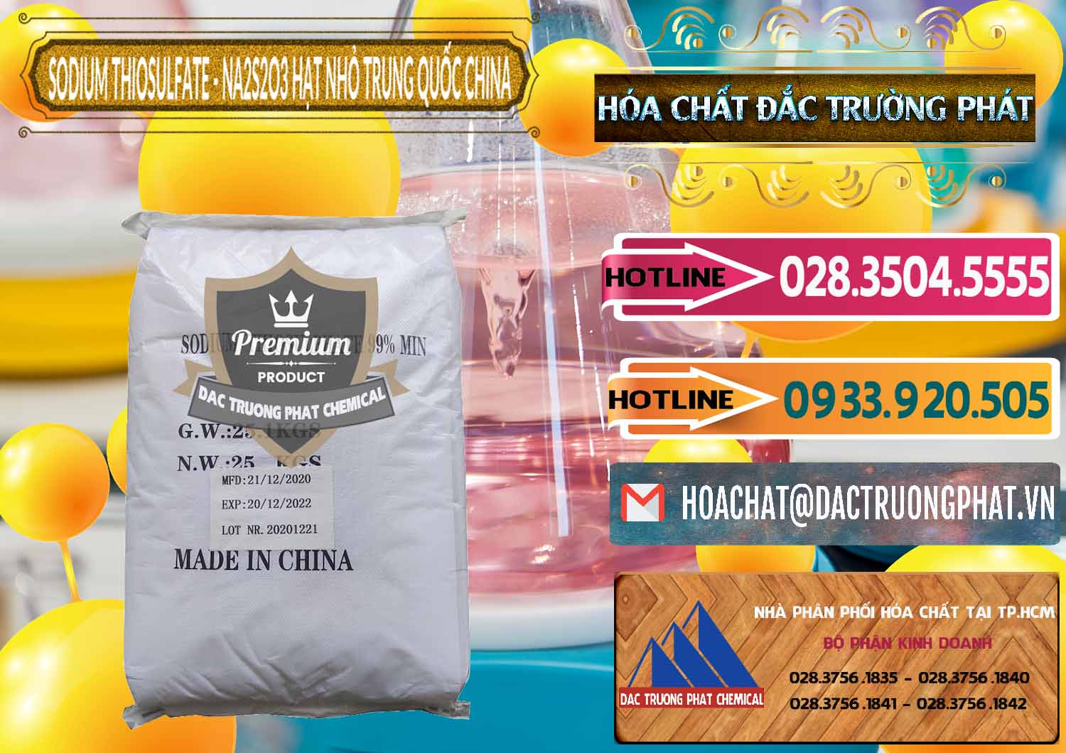 Công ty chuyên bán ( cung ứng ) Sodium Thiosulfate - NA2S2O3 Hạt Nhỏ Trung Quốc China - 0204 - Nơi nhập khẩu & cung cấp hóa chất tại TP.HCM - dactruongphat.vn