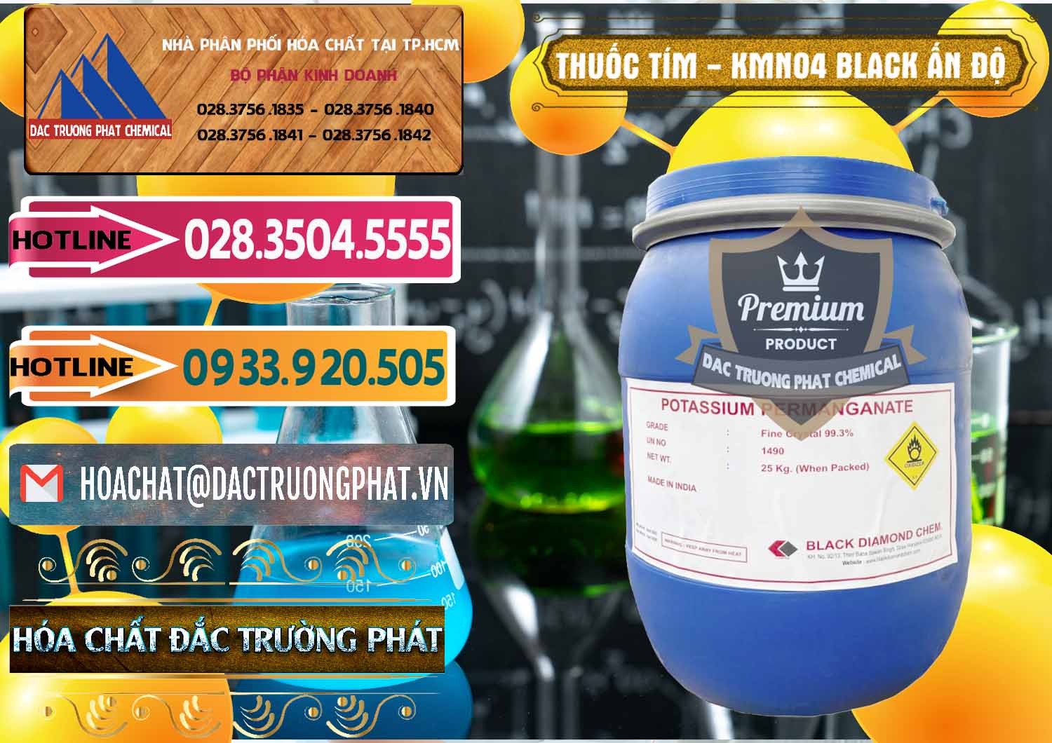 Đơn vị chuyên phân phối _ bán Thuốc Tím - KMNO4 Black Diamond Ấn Độ India - 0414 - Nơi chuyên kinh doanh _ cung cấp hóa chất tại TP.HCM - dactruongphat.vn