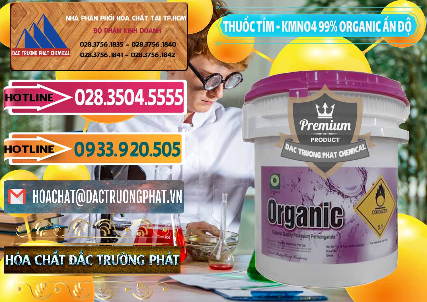 Đơn vị cung ứng _ bán Thuốc Tím - KMNO4 99% Organic Ấn Độ India - 0216 - Chuyên phân phối & kinh doanh hóa chất tại TP.HCM - dactruongphat.vn