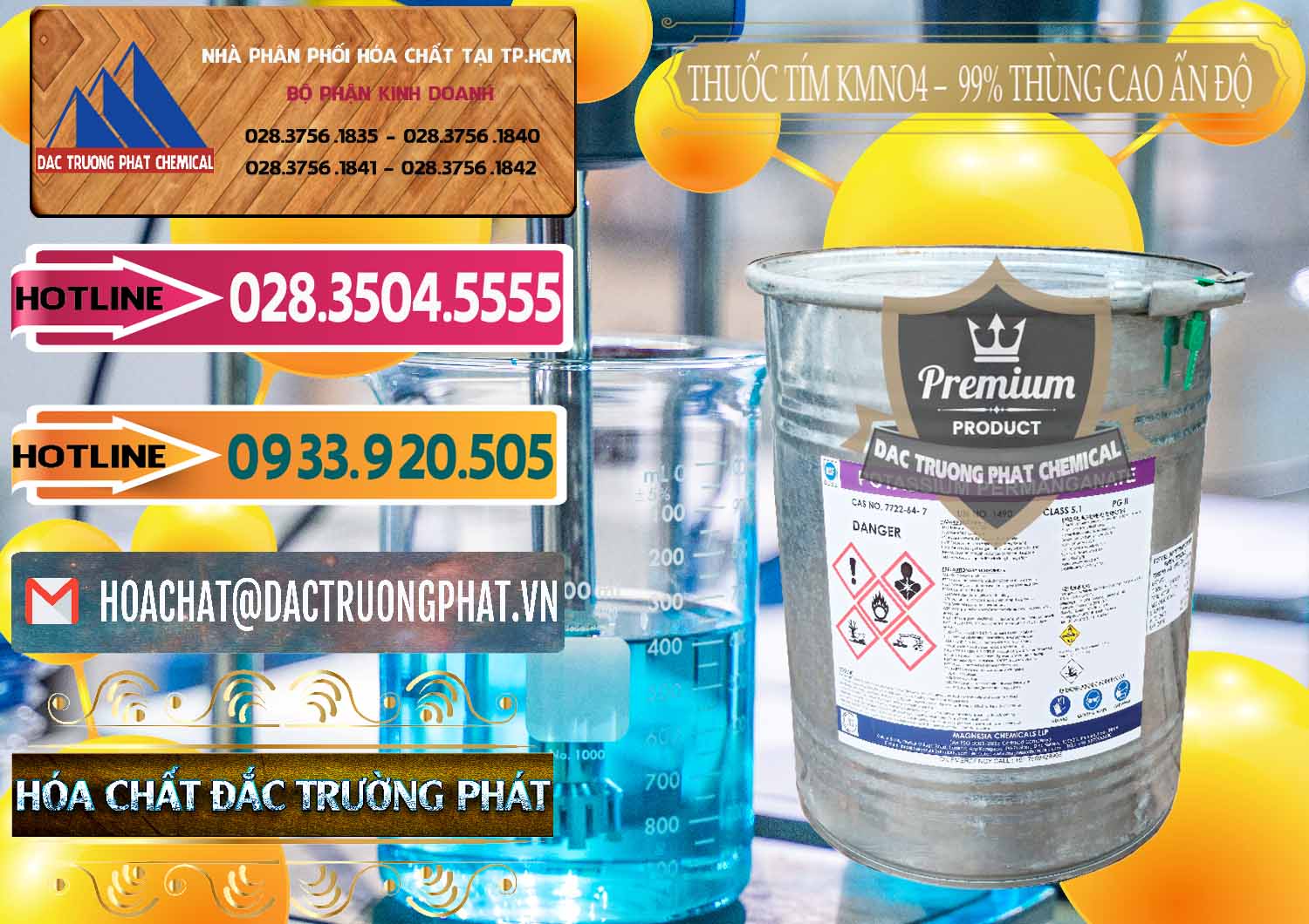 Cty phân phối & bán Thuốc Tím - KMNO4 Thùng Cao 99% Magnesia Chemicals Ấn Độ India - 0164 - Cty bán và cung cấp hóa chất tại TP.HCM - dactruongphat.vn
