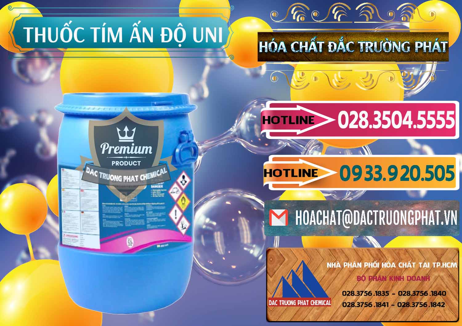 Đơn vị cung ứng và bán Thuốc Tím - KMNO4 Universal Ấn Độ India - 0419 - Công ty chuyên bán _ cung cấp hóa chất tại TP.HCM - dactruongphat.vn