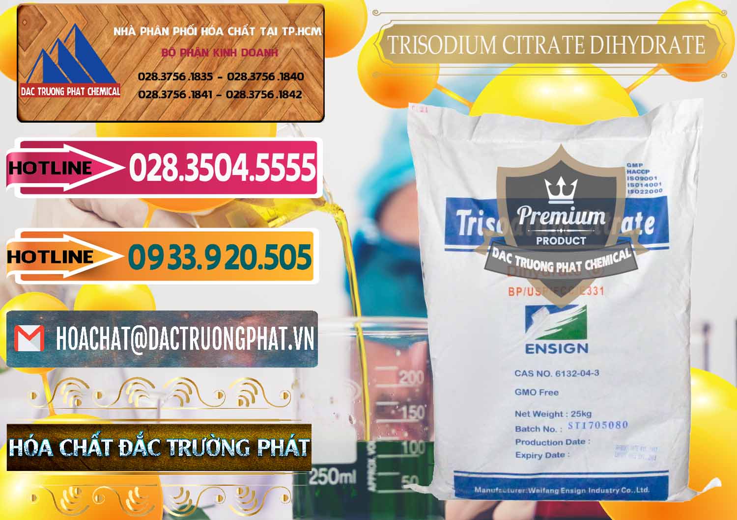 Đơn vị nhập khẩu _ bán Trisodium Citrate Dihydrate - Na3C6H5O7 Weifang Trung Quốc China - 0324 - Nơi cung cấp & kinh doanh hóa chất tại TP.HCM - dactruongphat.vn