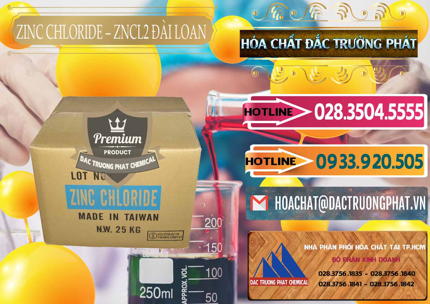 Công ty chuyên cung ứng và bán Zinc Chloride - ZNCL2 96% Đài Loan Taiwan - 0178 - Chuyên phân phối - cung cấp hóa chất tại TP.HCM - dactruongphat.vn