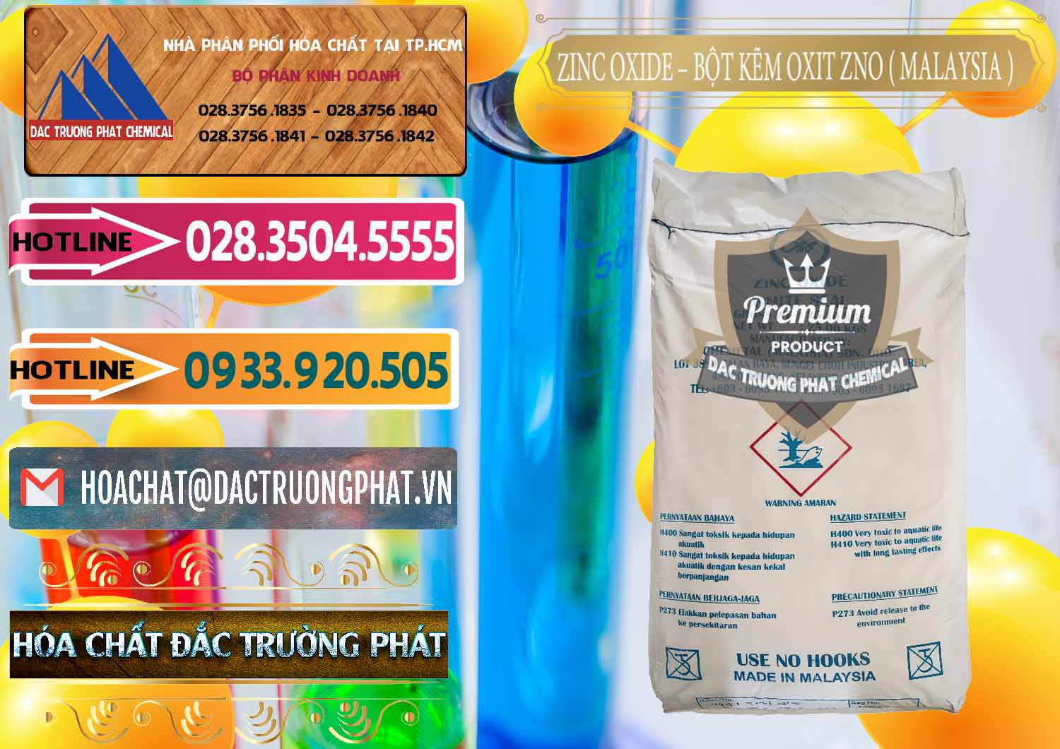 Công ty phân phối & bán Zinc Oxide - Bột Kẽm Oxit ZNO Malaysia - 0179 - Chuyên cung cấp và kinh doanh hóa chất tại TP.HCM - dactruongphat.vn