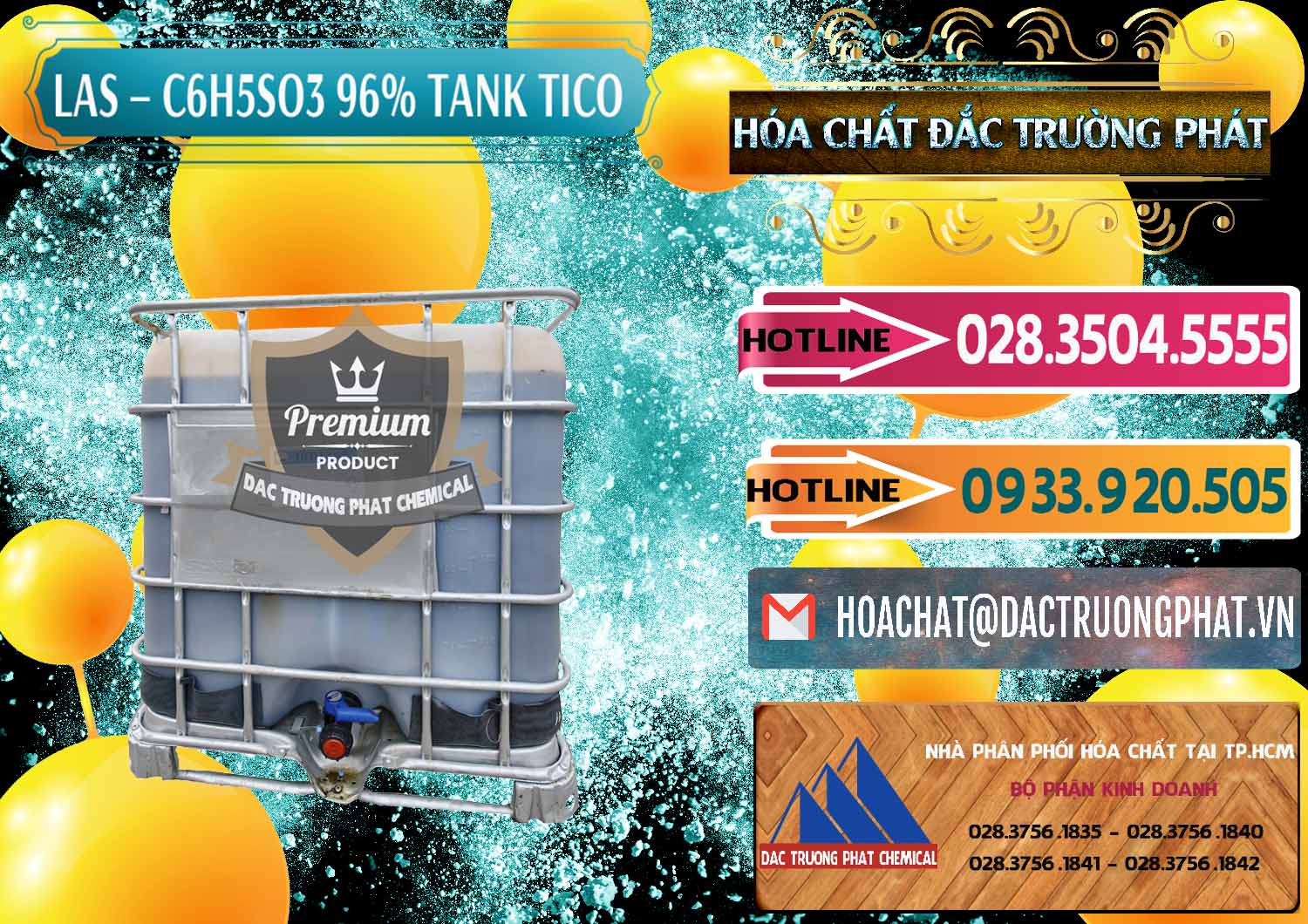 Nơi chuyên phân phối & bán Chất tạo bọt Las P Tico Tank IBC Bồn Việt Nam - 0488 - Cty chuyên cung cấp - kinh doanh hóa chất tại TP.HCM - dactruongphat.vn