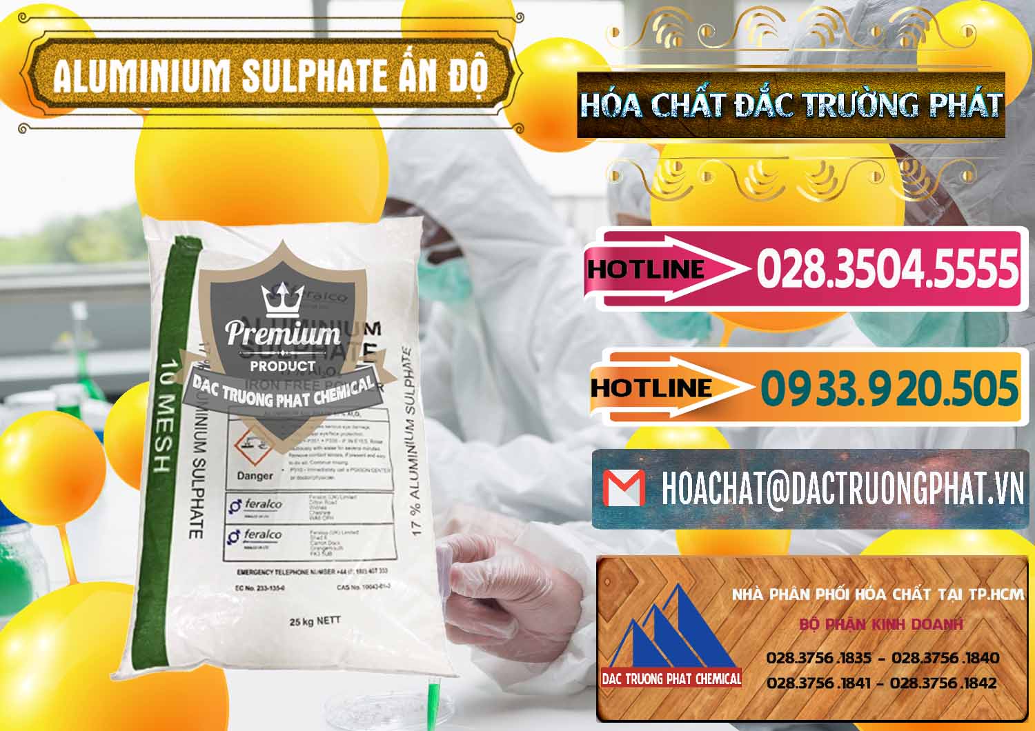 Đơn vị chuyên phân phối và bán Phèn Nhôm - Al2(SO4)3 17% Ấn Độ India - 0463 - Nhà cung cấp - bán hóa chất tại TP.HCM - dactruongphat.vn