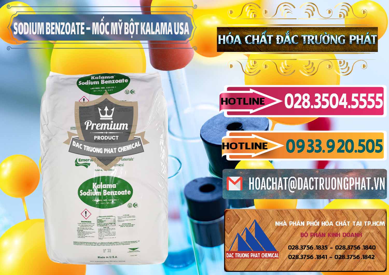Nhập khẩu & bán Sodium Benzoate - Mốc Bột Kalama Food Grade Mỹ Usa - 0136 - Đơn vị phân phối - bán hóa chất tại TP.HCM - dactruongphat.vn