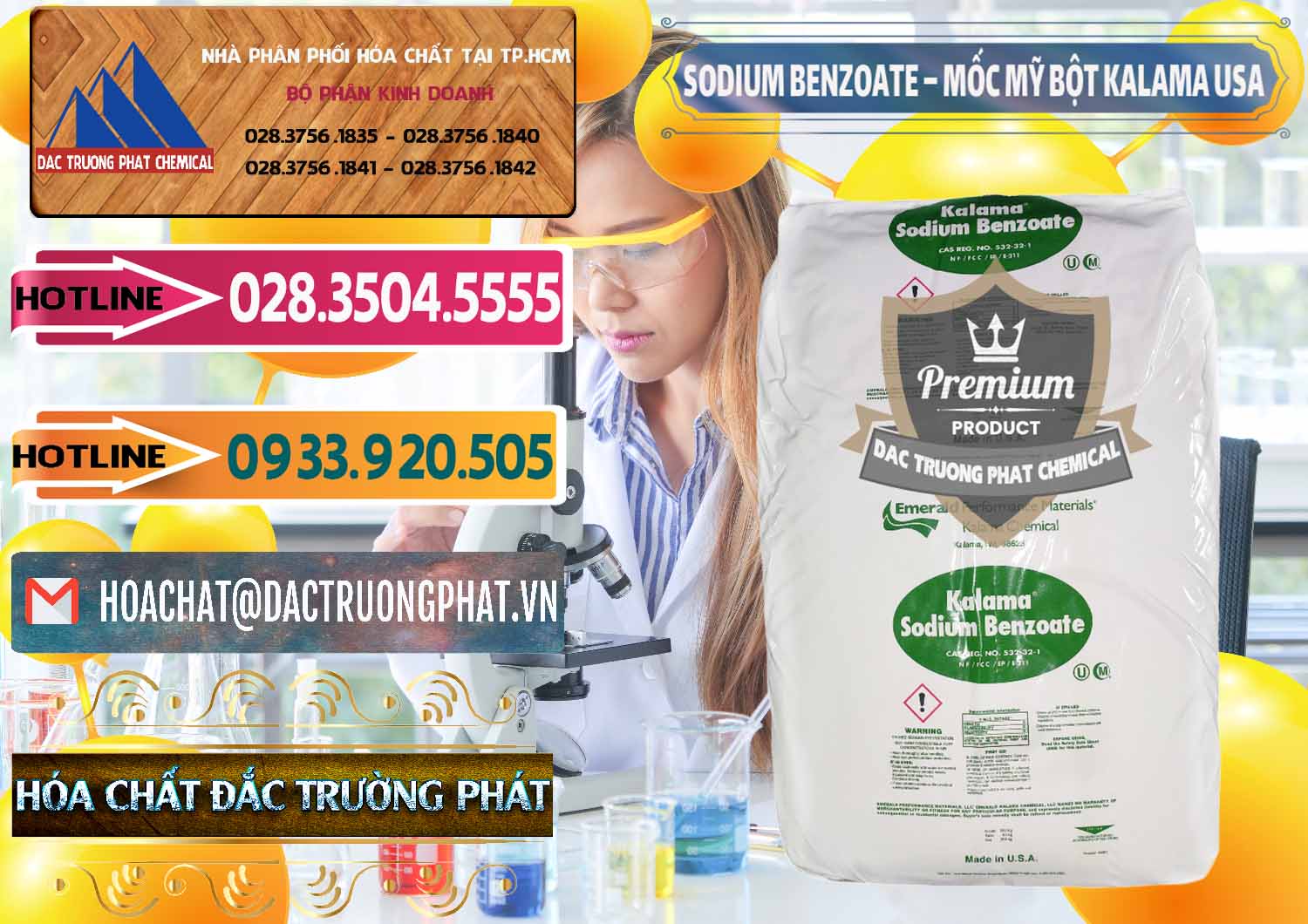 Phân phối ( bán ) Sodium Benzoate - Mốc Bột Kalama Food Grade Mỹ Usa - 0136 - Chuyên cung cấp & kinh doanh hóa chất tại TP.HCM - dactruongphat.vn