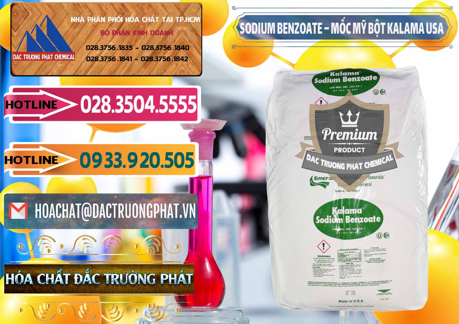 Đơn vị chuyên bán và phân phối Sodium Benzoate - Mốc Bột Kalama Food Grade Mỹ Usa - 0136 - Nhà nhập khẩu ( cung cấp ) hóa chất tại TP.HCM - dactruongphat.vn